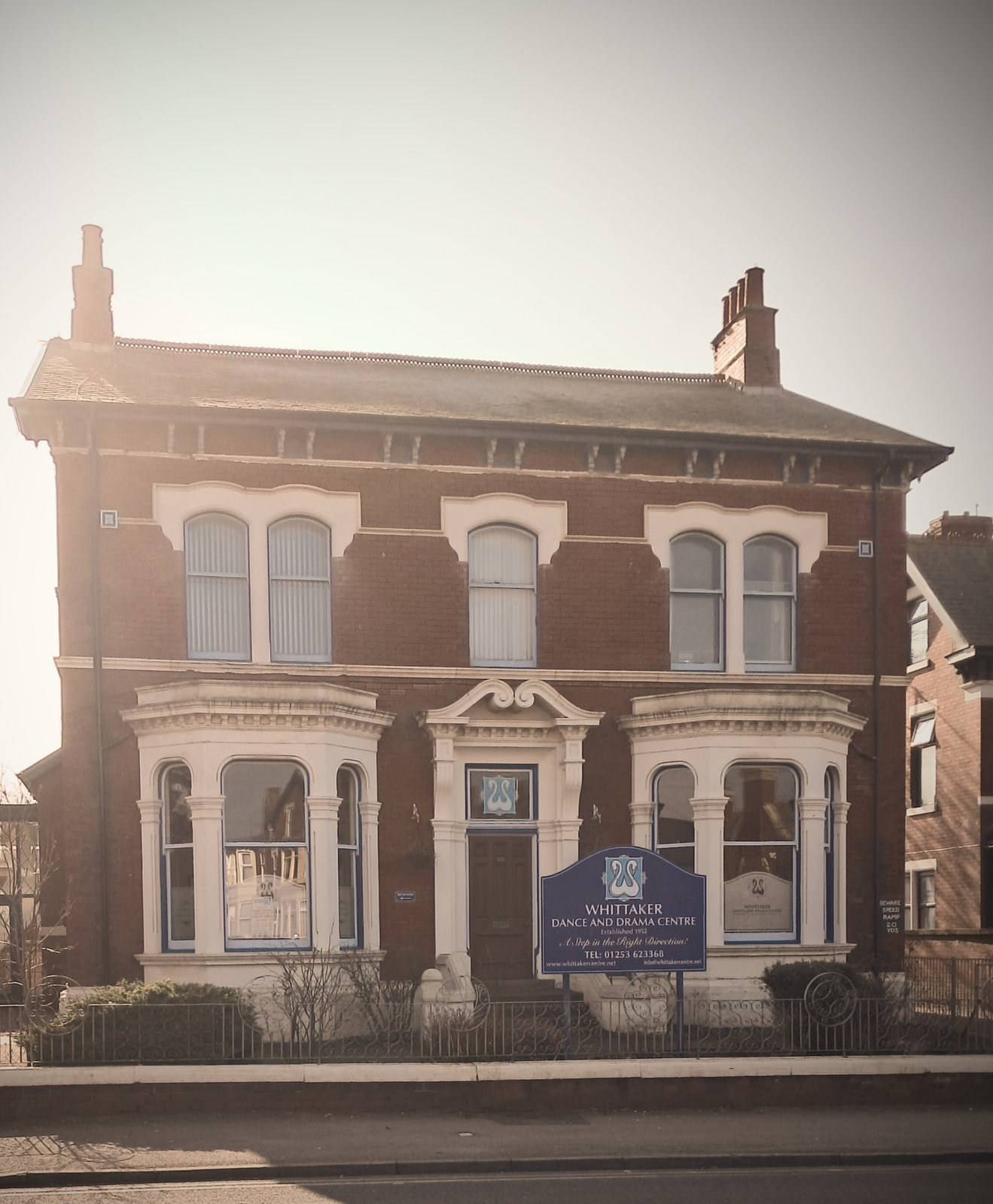 The Whittaker's Dance & Drama Centre building on Hornby Road, Blackpool